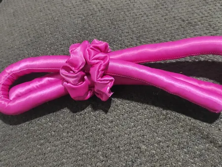 بیگودی مدل کرلی روبان به همراه کش مو بسته 2 عددی