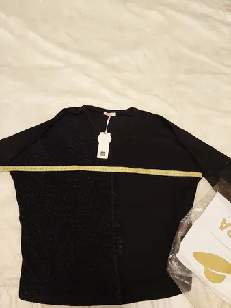 بلوز آستین بلند زنانه ایسکرا مدل لمه ترکیبی