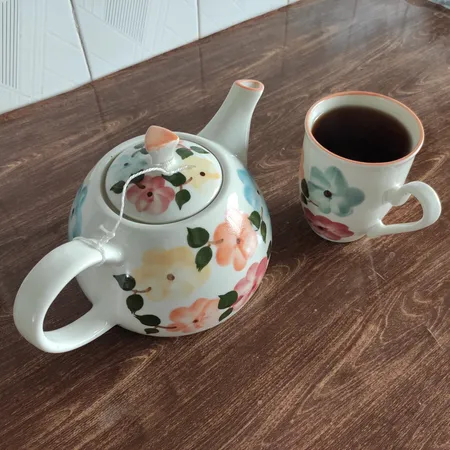 قوری طرح بهار گل ها مدل دریا