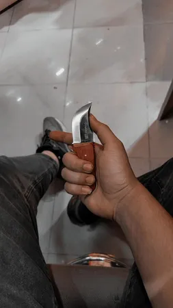 چاقوی سفری مدل کپوری چوبی به همراه کاور