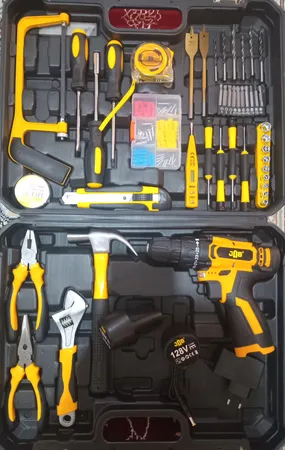 مجموعه 199 عددی دریل پیچ گوشتی چکشی شارژی 10 میلی متری 212 ولت جاب مدل JB-212 INSERT