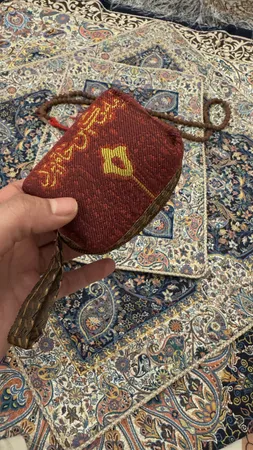 سجاده و جانماز ترمه نگین خاتم طرح افشاری کد SRM