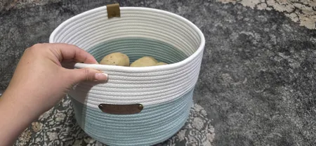 سبد سیب زمینی و پیاز لالیپاپ مدل D2 مجموعه دو عددی