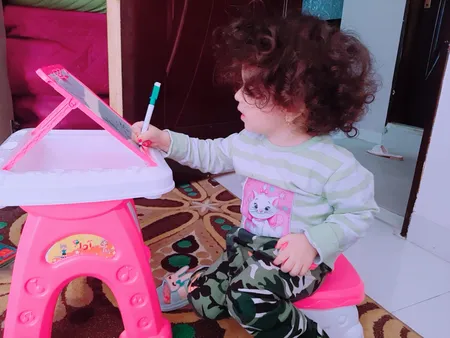 میز و صندلی تحریر کودک آوا مدل AMT1213 کد 2