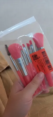 ست برس آرایشی مدل پاستیلی کد d8900 مجموعه 8 عددی