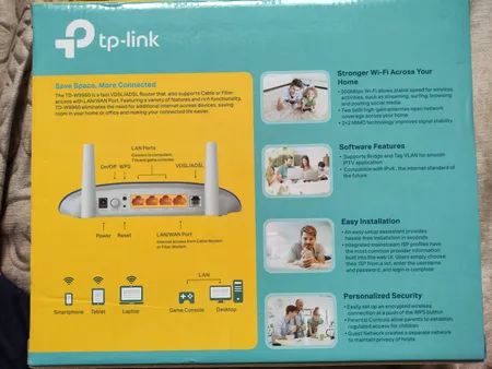 مودم روتر VDSL/ADSL تی پی-لینک مدل TD-W9960-v1.20