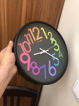 ساعت دیواری سال بردز طرح عدد رنگی