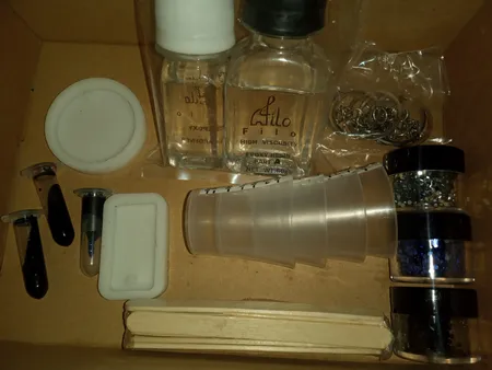 بسته کار با رزین اپوکسی فیلو باکس مدل جاکلیدی MD مجموعه 36 عددی