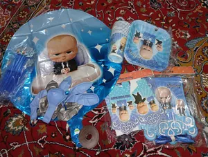 تجریه خرید مجموعه 70 عددی تم تولد مستر تم طرح بچه رئیس پلاس