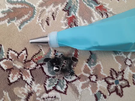 قیف خامه زن و ماسوره شیرینی پزی مدل G-1204  مجموعه 9 عددی