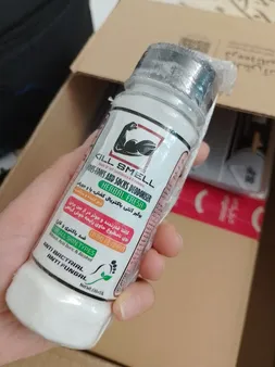 پودر بوگیر کفش مدل آنتی باکتریال کیل اسمل