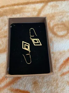 تجریه خرید گوشواره طلا 18 عیار زنانه مایا ماهک مدل ME0820 طرح لوزی