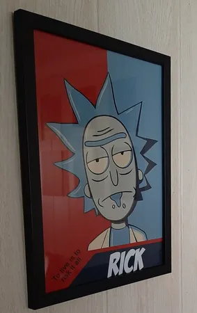 تابلو مدل ریک و مورتی rick and morty BL79