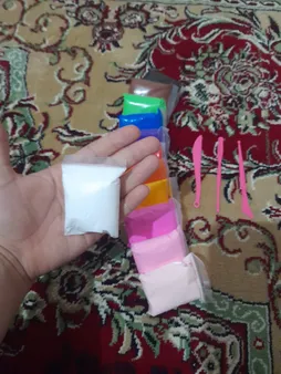 خمیر و ابزار مجسمه سازی مجسمه سازی کد‌ 007 بسته 12 عددی به همراه ابزار