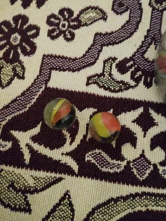 تیله شیشه ای مداد چوبی مدل چند پر بسته 100 عددی