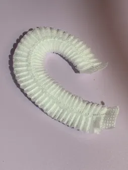 کلاه یکبار مصرف پارچه ای آکاردئونی مدل A300 بسته 50 عددی