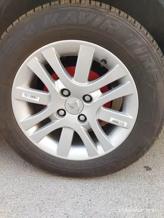 صفحه پشت رینگ خودرو مدل 53X1 سایز 1.1 اینچ بسته دو عددی