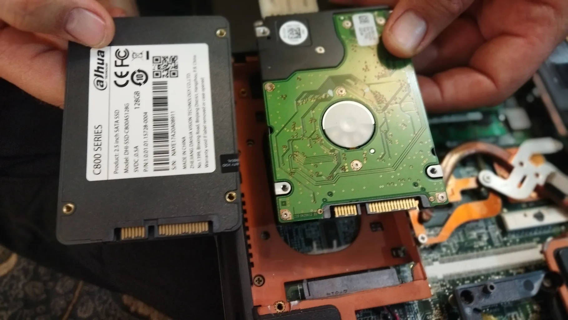 اس اس دی اینترنال داهوا مدل C800A ظرفیت 128 گیگابایت