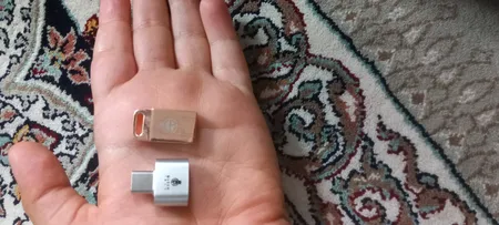 فلش مموری کوئین تک مدل UNIQUE C-PLUS ظرفیت 32 گیگابایت به همراه مبدل usb-c