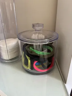 استند گوش پاک کن و پنبه آرایشی ویژن مدل پریتی کد MM01