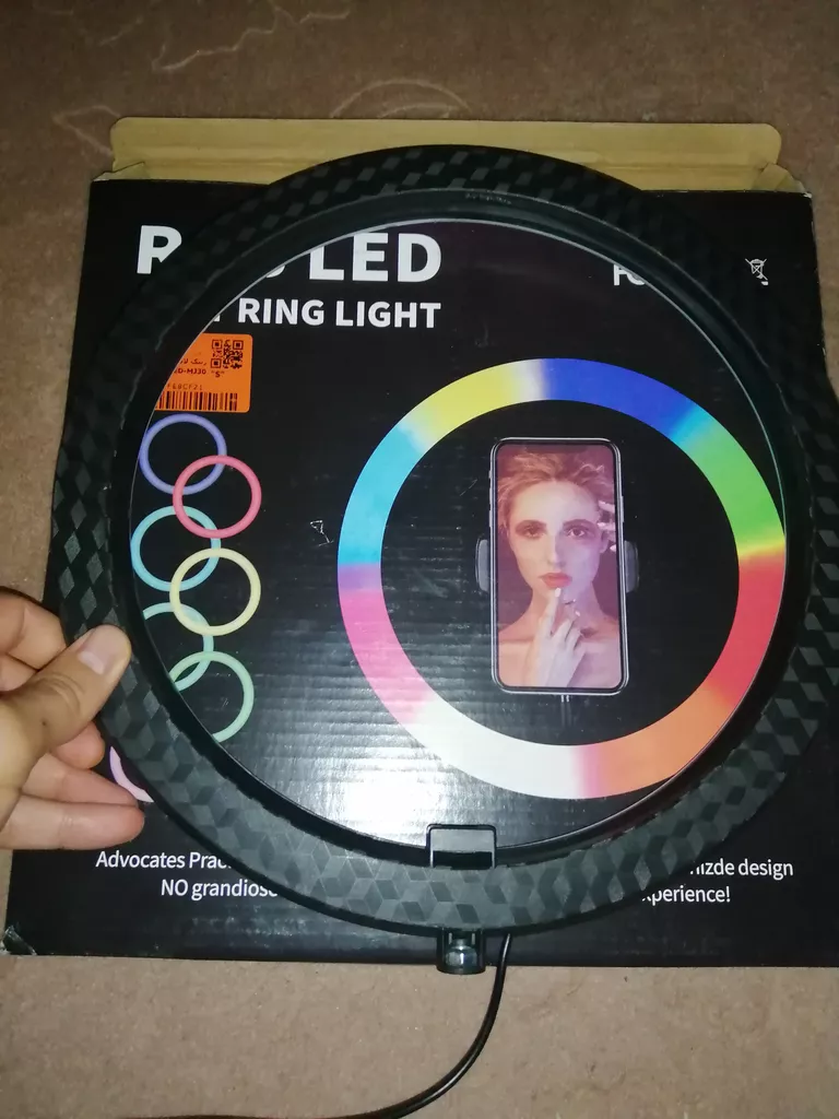 رینگ لایت مدل RGB-LED-MJ30 کد 196