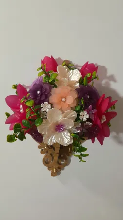 شلف دیواری مدل لوزی کد 09030035 سایز متوسط