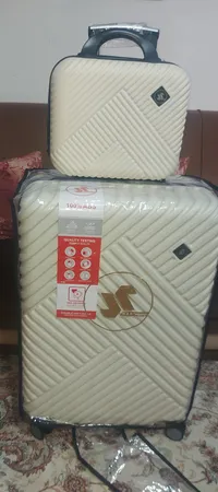 ست دو عددی چمدان ام آر مدل تراولی کاوردار سایز بزرگ