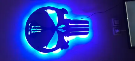 چراغ دیواری مدل اسکلت طرح مانستر