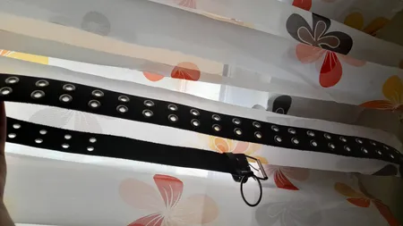 کمربند دخترانه ساراسا مدل دو پانچ میخ دار کد Pa 02