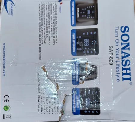 سرخ کن بدون روغن سوناشی مدل SAF-820