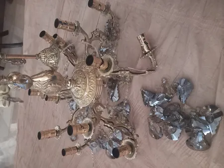 لوستر 12 شعله  شاهان تک کد B/8021