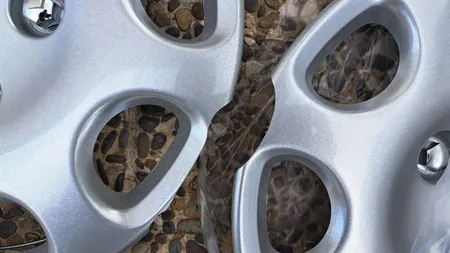 قالپاق چرخ تی پی ای مدل TPA-P06 سایز 14 اینچ مناسب برای پژو 206 بسته 4 عددی