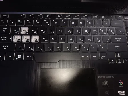 برچسب حروف کیبورد دیتا لایف مدل چرم