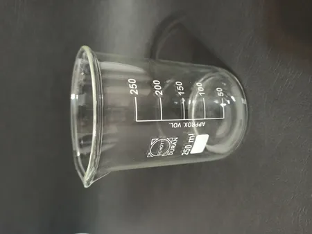 بشر آزمایشگاه مدل beaker ظرفیت 250 میلی لیتر