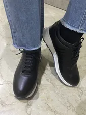 تجریه خرید کفش روزمره زنانه چرم یلسان مدل لوندر کد Msk-634-GN