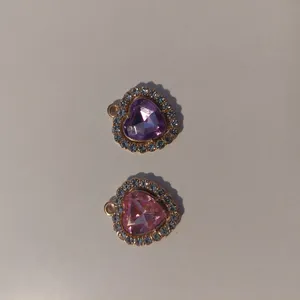 تجریه خرید آویز گردنبند زنانه مدل قلب نگین دار AG 336