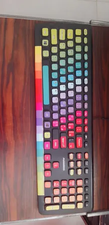 برچسب کیبورد طرح پالت کد 1 با حروف فارسی