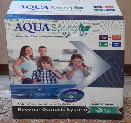 دستگاه تصفیه کننده آب آکوآ اسپرینگ مدل RO-SF5660  به همراه فیلتر تصفیه آب کد 01 مجموعه 4 عددی