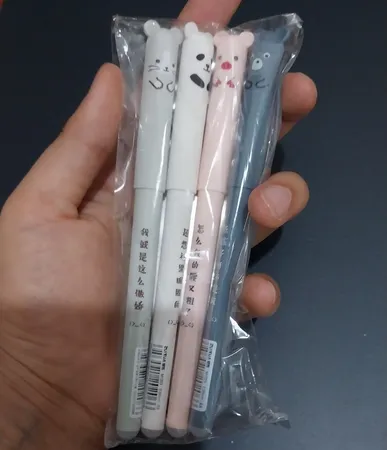 خودکار مدل پاکن دار طرح حیوانات بسته 4 عددی