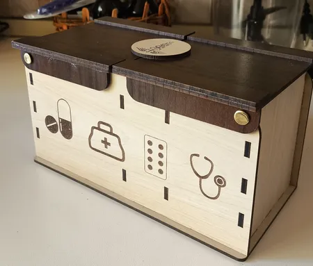 جعبه نگهدارنده دارو مدل 002