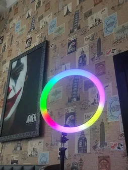 رینگ لایت مدل MJ33-RGB