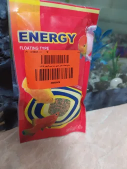 غذای خشک ماهی انرژی مدل مینی گرانول 20 گرم