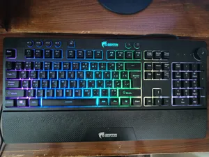 تجریه خرید کیبورد مخصوص بازی گرین مدل GK703-RGBسوییچ ممبران ، Full Size، نورپردازی RGB