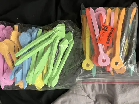 بیگودی مو مدل فومی بسته 50 عددی