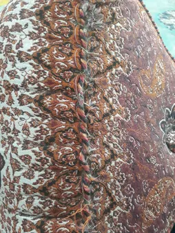 ست 7 تکه پشتی مدل شاه نشین کد 3002