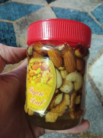 عسل معجون چهار مغز سالمین - 450 گرم