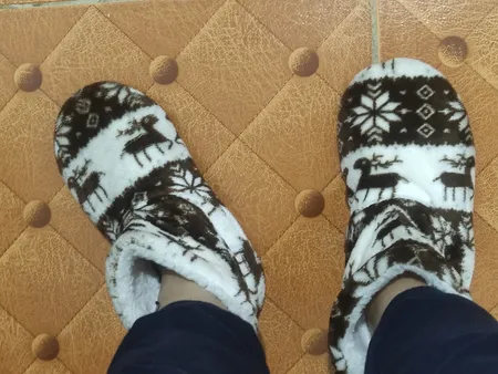 پاپوش زنانه مدل گوزن شاخ دار کد MH132 BRN