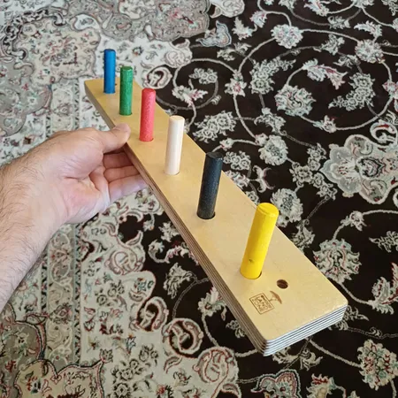 آویز لباس چوبی وودلندزون مدل اینکا