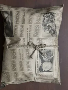 تجریه خرید کاغذ کادو کرافت مدل روزنامه کد202 بسته 5 عددی