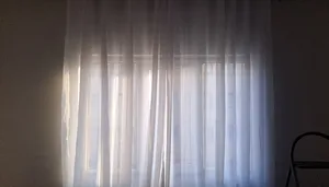 تجریه خرید پرده مدل پانچ حریر ساده مات سایز 300x280 سانتیمتر